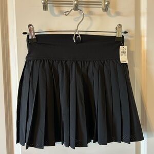 NWT Aerie Black Tennis/Pickleball Skirt